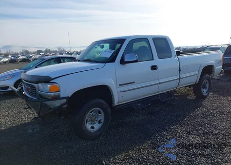 2001 GMC Sierra 2500Hd Sle from USA, damaged, VIN 1GTHK29G11E331585